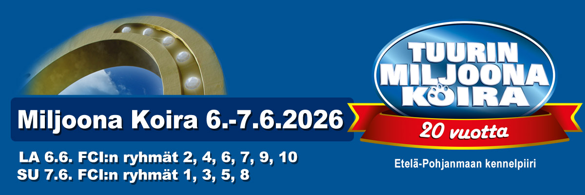 Miljoona Koira 2026 – Tuuri 